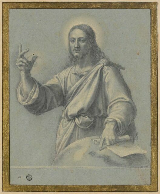 Le Christ en Salvator Mundi