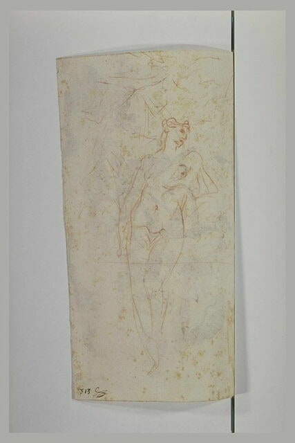 Femme nue, debout