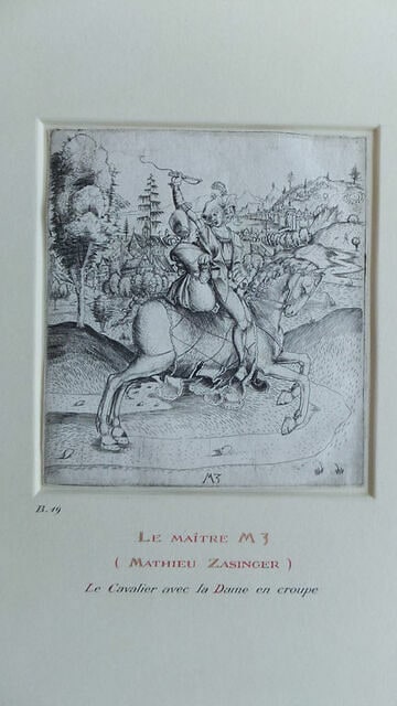 Homme et femme à cheval