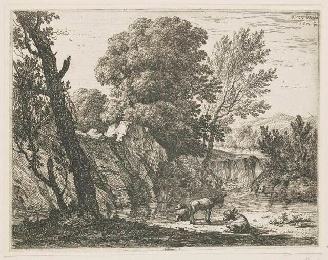 Le goujat et les deux ânes