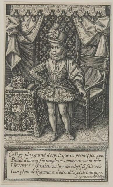 Louis XIII à l'âge de dix ans