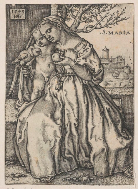 La Vierge au perroquet