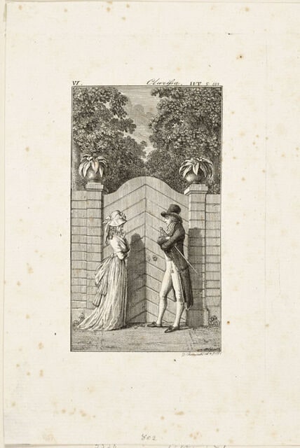 Planche pour "Clarisse Harlowe" de Richardson