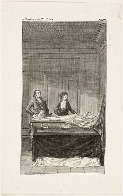 Planche pour "Clarisse Harlowe" de Richardson