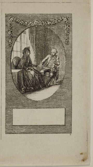 Planche pour "Minna de Barnhelm" de Lessing
