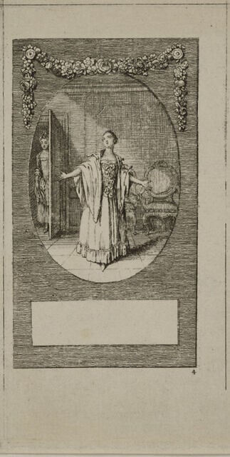 Planche pour "Minna de Barnhelm" de Lessing