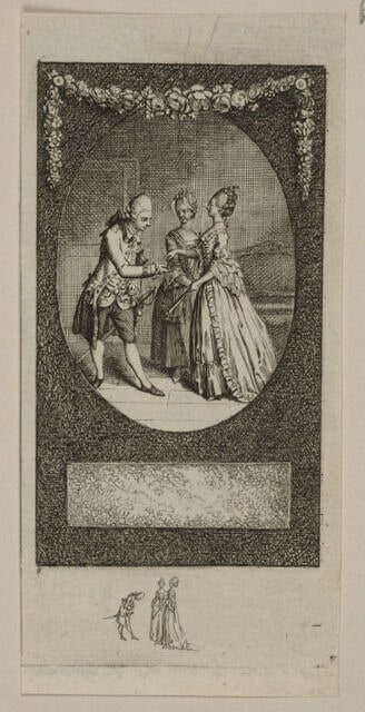Planche pour "Minna de Barnhelm" de Lessing