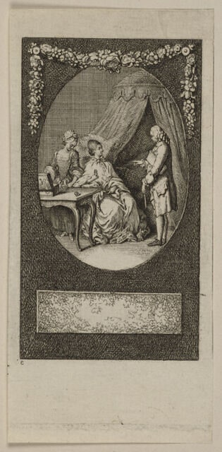 Planche pour "Minna de Barnhelm" de Lessing
