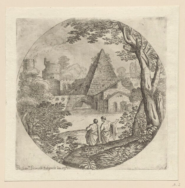 Paysages et scènes mythologiques