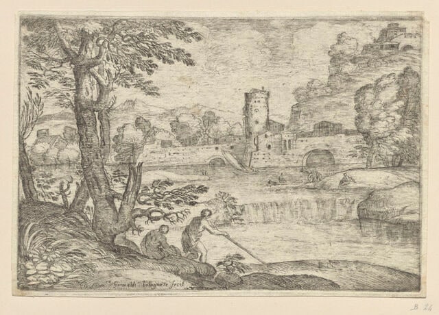 Paysages et scènes mythologiques