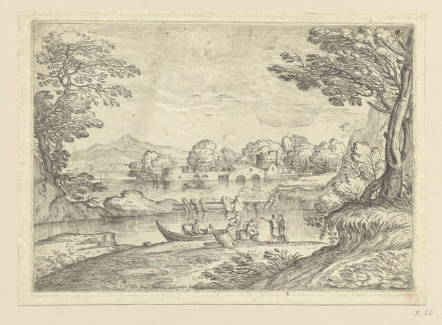 Paysages et scènes mythologiques