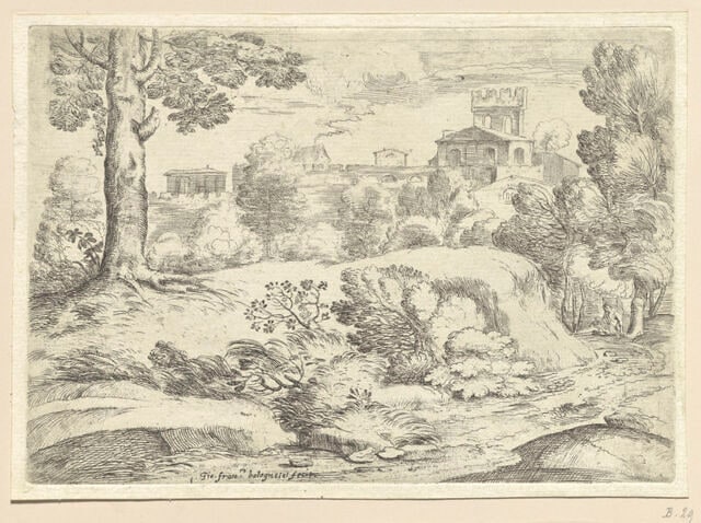 Paysages et scènes mythologiques