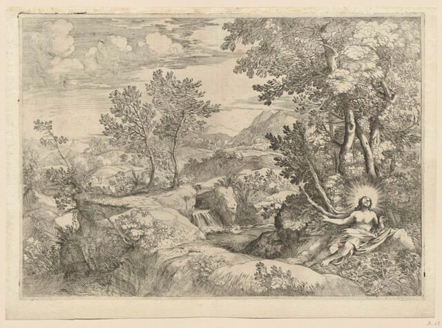 Paysages et scènes mythologiques