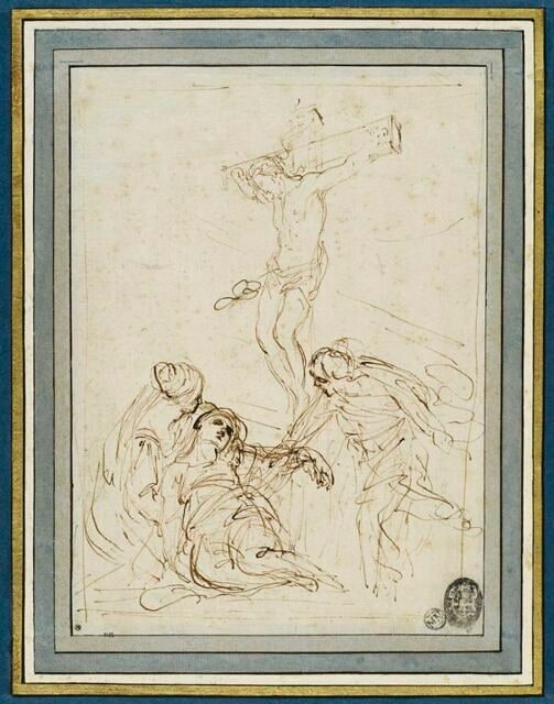 Evanouissement de la Vierge au pied de la Croix