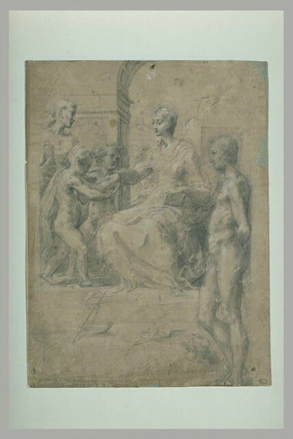 Vierge à l'Enfant avec saint Jean, saint François et saint Sébastien