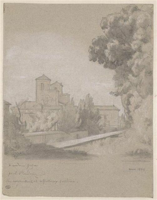 Vue de la villa Médicis