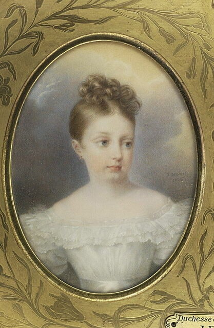 La duchesse de Parme, enfant