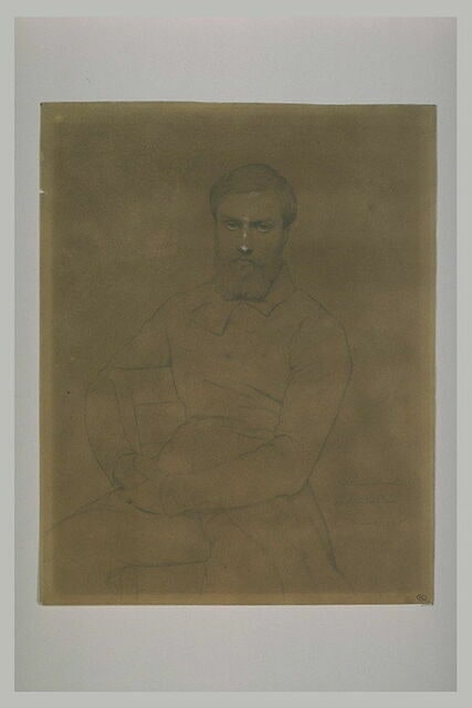 Portrait du peintre Benoît Chancel