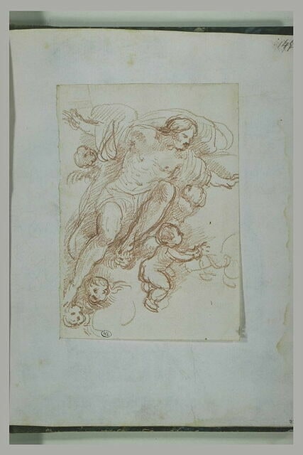 Le Christ sur des nuées