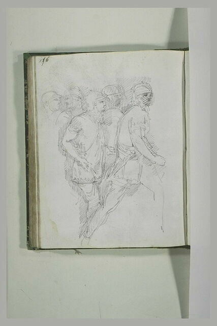 Soldats romains, d'après un bas-relief antique