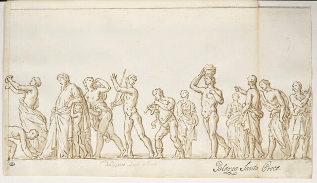 Le Cortège de Dionysos accueilli chez Icarios