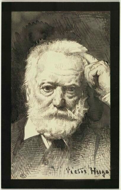 Portrait de Victor Hugo, en buste