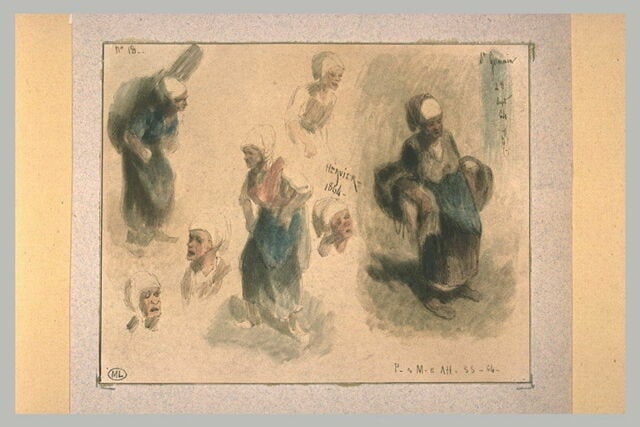 Etudes de paysannes