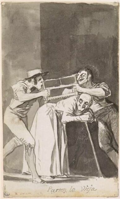 'Parten le vieja' ('Ils coupent la vieille')