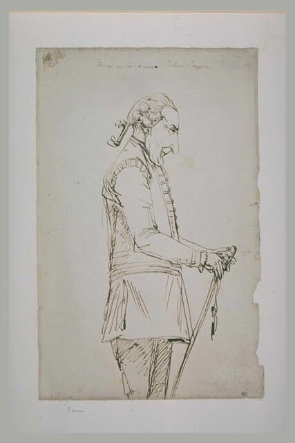 Portrait de Jochem Junggrem, de profil vers la droite