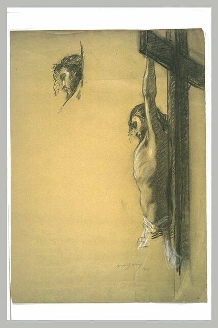 Etudes pour un Christ en croix