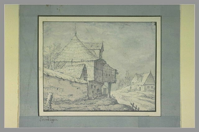Vue d'un petit village