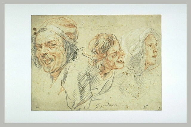 Trois études de tête