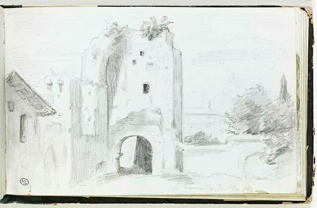 Vue d'une ruine romaine