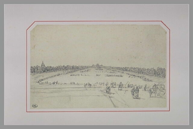 Vue du Champ-de-Mars à Paris