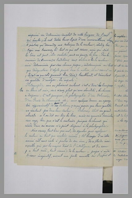 Notes manuscrites
