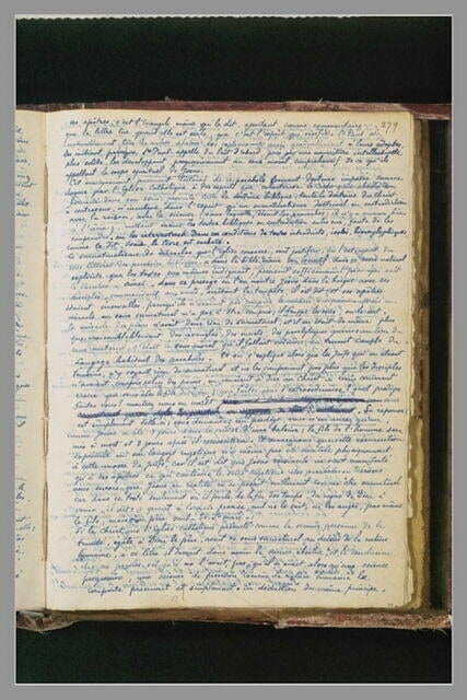 Notes manuscrites