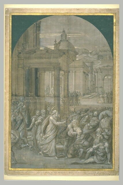 Les marchands chassés du Temple