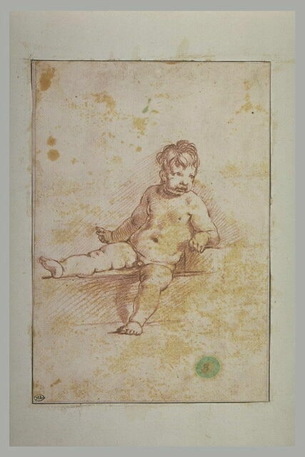 Etude d'un enfant nu