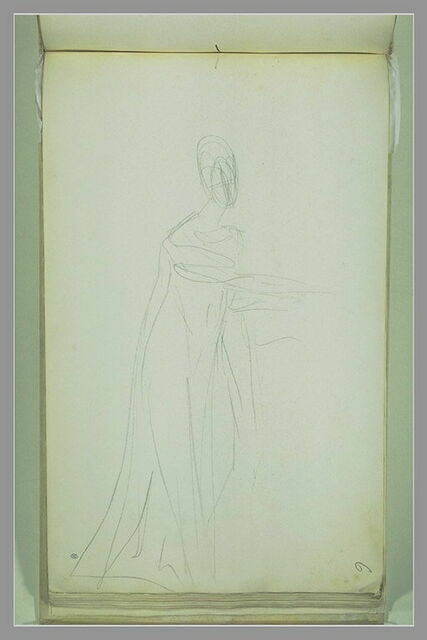 Etude de femme debout
