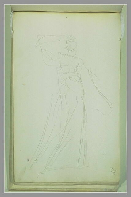 Etude de femme debout