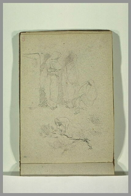 Etudes de personnages arabes