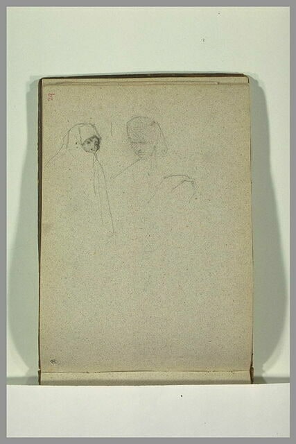 Portraits d'arabes esquissés