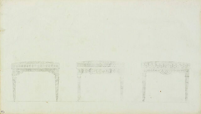 Trois projets de tabourets