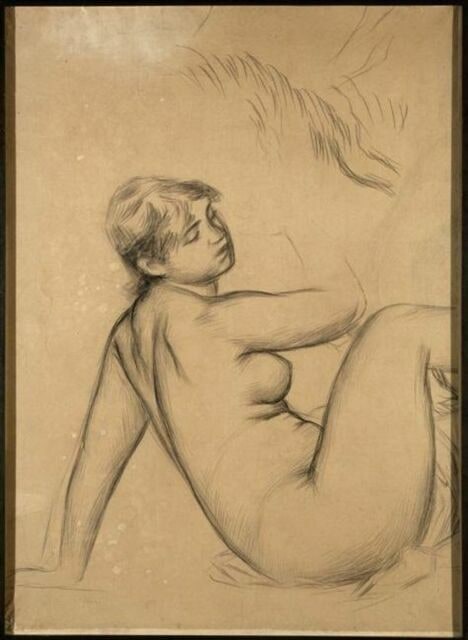 Etude pour l'une des 'Grandes baigneuses'