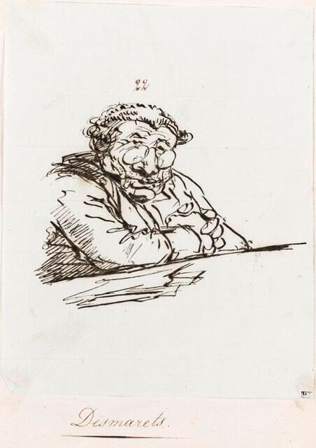 Portrait du géographe Nicolas Desmarets