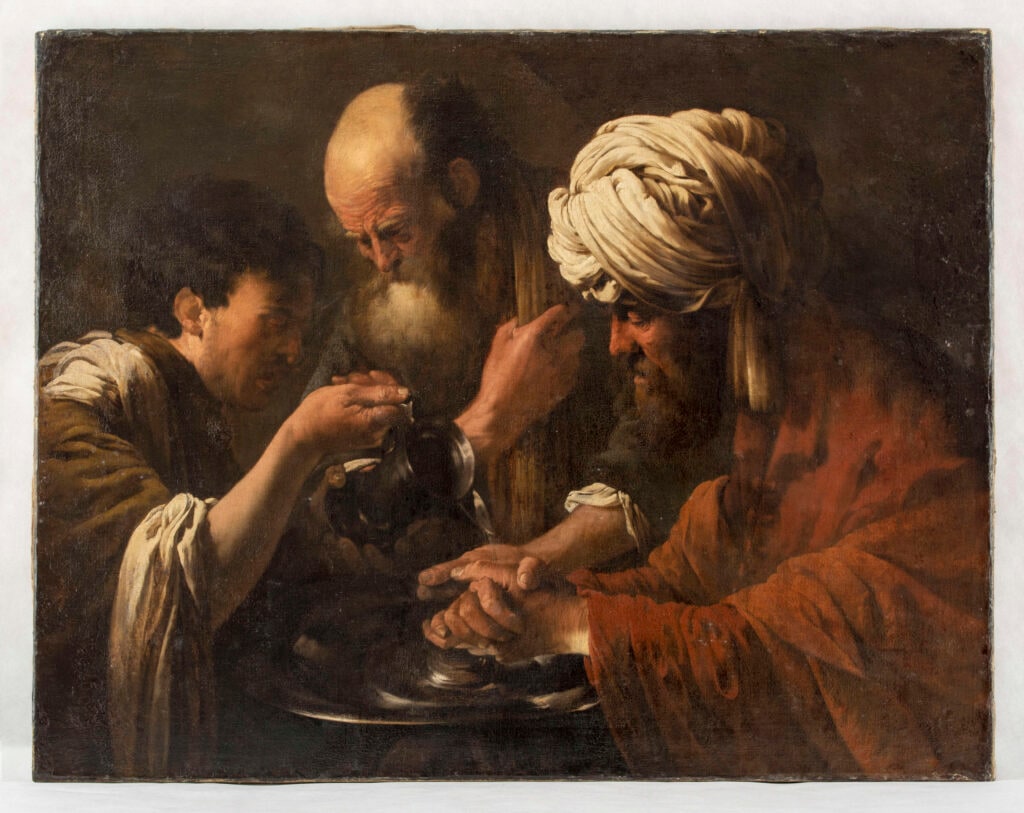 Pilate washing his hands
