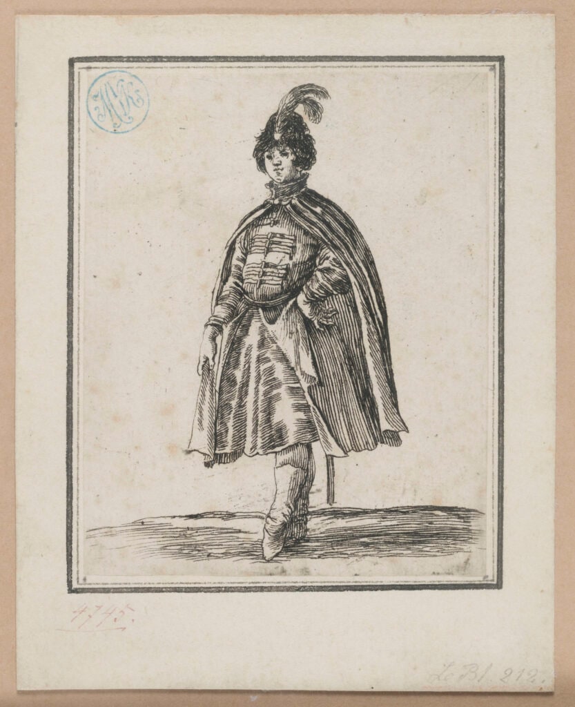Young master in a Polish costume