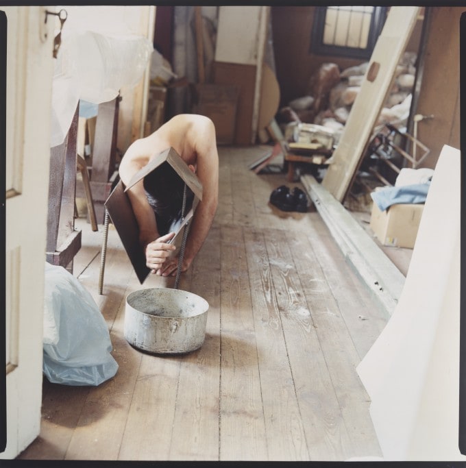 Visit - Sławomir Belina in my Atelier, Otwock, 3.07.2000, from series Eight