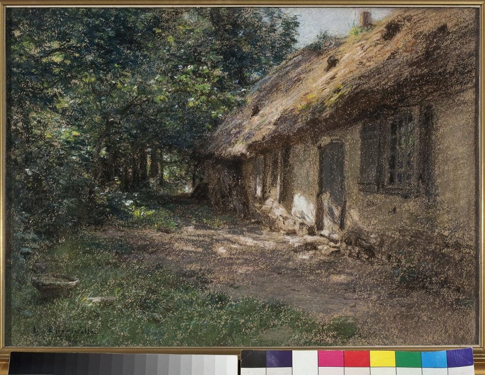 Картина. Сарай (Нормандская хижина)