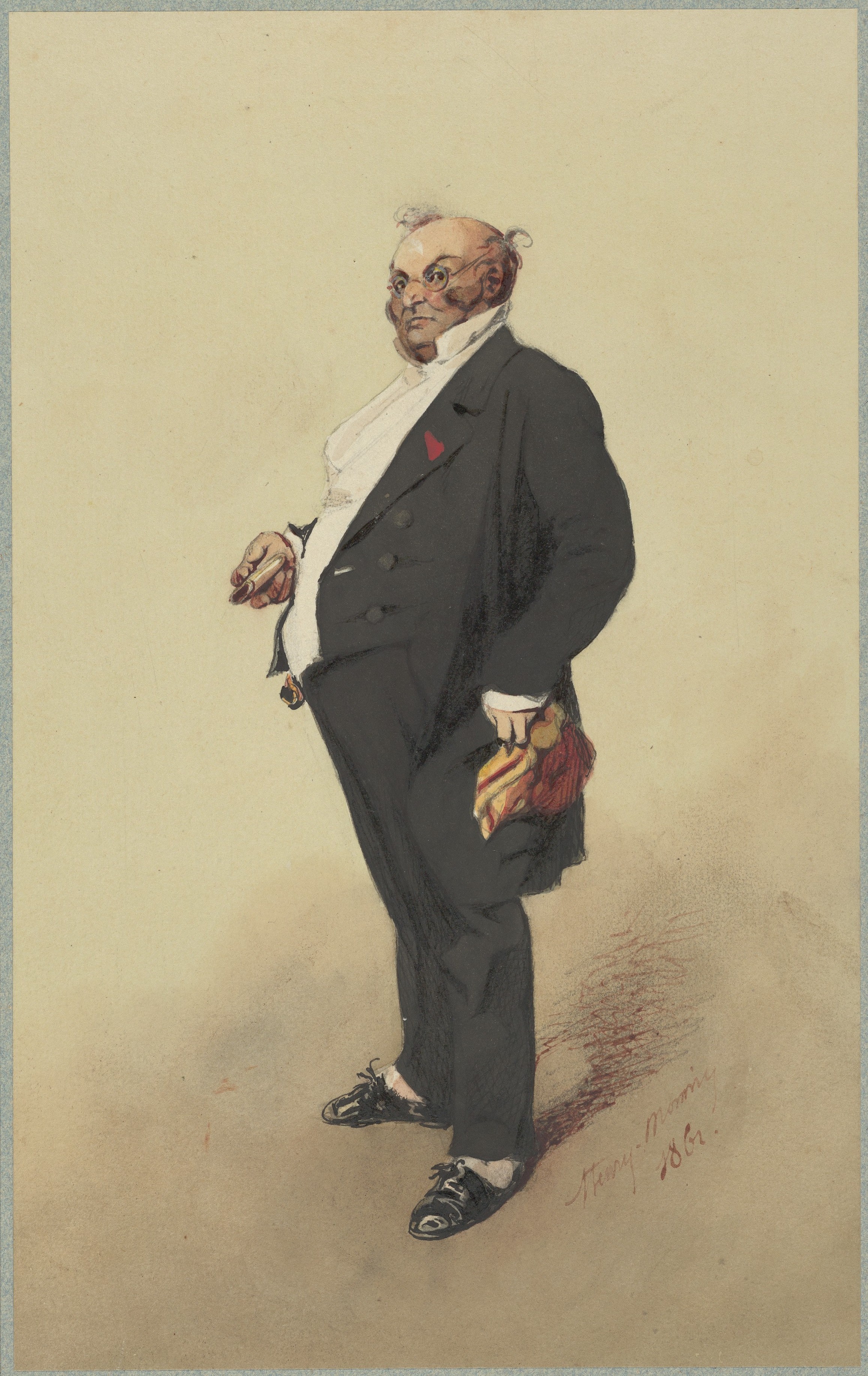 Self-Portrait as Monsieur Prudhomme